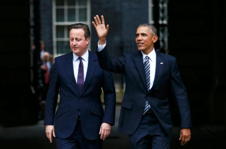 Barack Obama et David Cameron, à Londres le 22 avril 2016