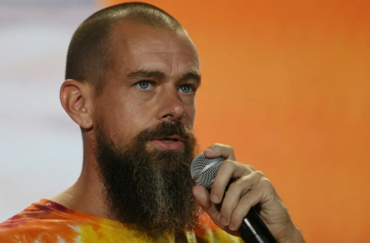 Jack Dorsey, président de Twitter lors de la convention Bitcoin 2021, le 04 juin 2021 à Miami