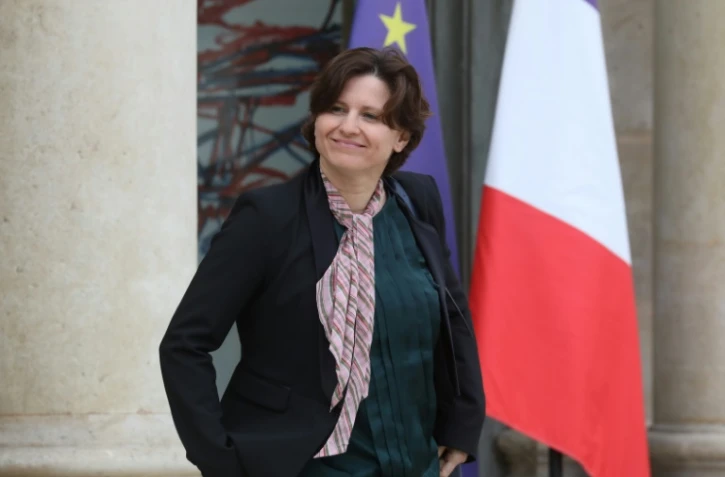 La ministre des Sports Roxana Maracineanu à la sortie de l'Elysée, le 7 mai 2019