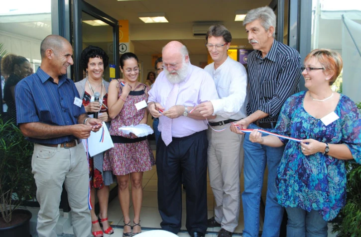 Mardi 28 septembre 2010: Inauguration de la poste de Saint-Joseph Le Butor (photo: D.R)