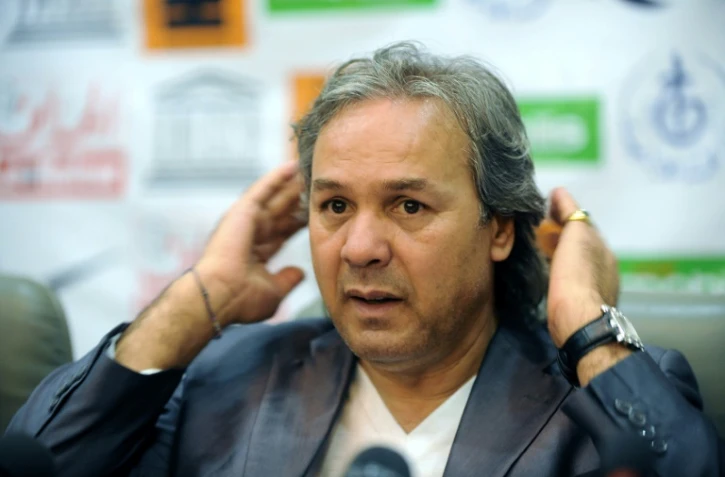 L'ancien international algérien Rabah Madjer, le 23 avril  2012 à Alger