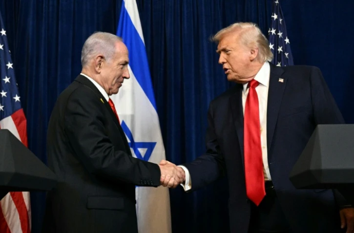 Le président américain Donald Trump et le Premier ministre israélien Benjamin Netanyahu à Mar-a-Lago, en Floride, le 29 décembre 2025