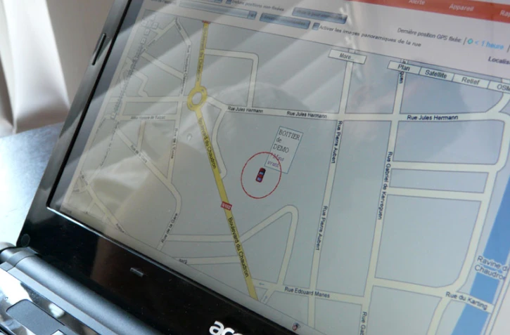 Lundi 4 octobre 2010 - Orange business présente son offre de "géoloc et assistance". (photo: Julie Fioretti)