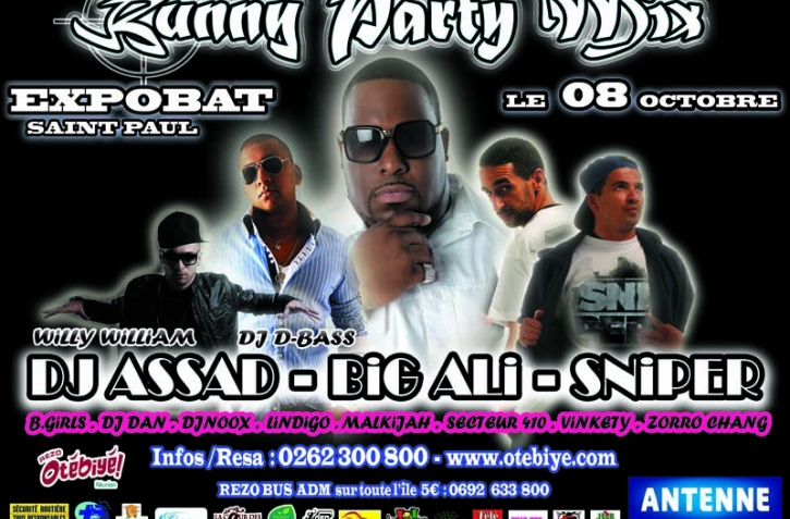 Affiche de la bunny party mix
