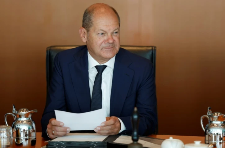 Le chancelier allemand Olaf Scholz, le 17 août 2022 à Berlin