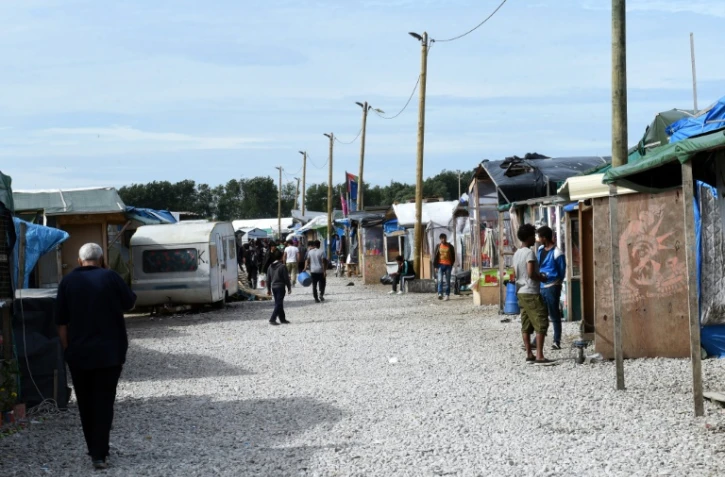 Le camp de migrants La Jungle à Calais, le 15 juillet 2016