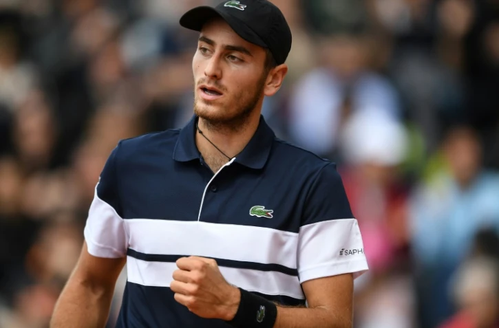 Exploit du jeune Français Elliot Benchetrit vainqueur du Britannique Cameron Norrie à Roland-Garros, le 28 mai 2019