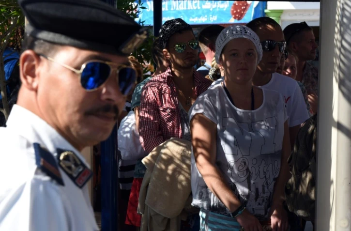 Les bagades des touristes contrôlés le 8 novembre 2015 à Charm-el-Cheikh