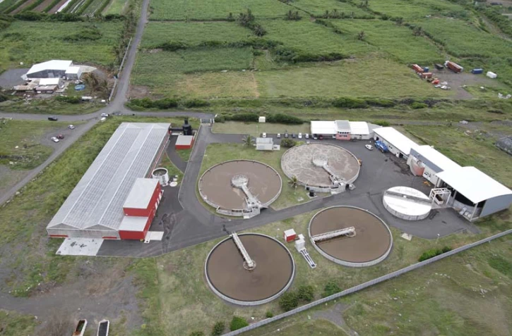 Station d'épuration de Saint-Pierre (Photo d'archives)