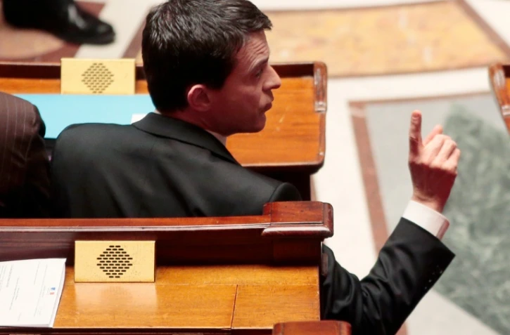 Le Premier ministre Manuel Valls à l'Assemblée nationale, le 9 février 2016