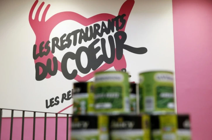 Un local des Restos du C?ur à Paris, le 25 novembre 2013