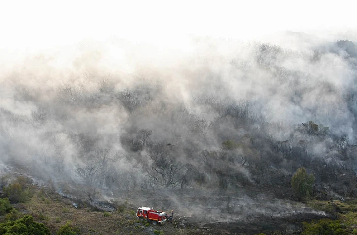 Incendie au Maïdo