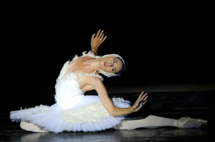 Une danseuse lors d'un spectacle du Boléro de Ravel, le 17 juillet 2012 au théâtre de Carthage en Tunisie