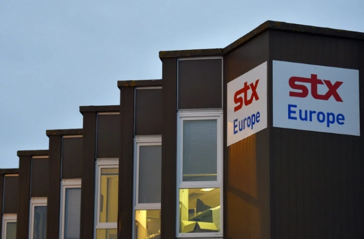 Les bureaux de STX à Saint-Nazaire, le 4 janvier 2017