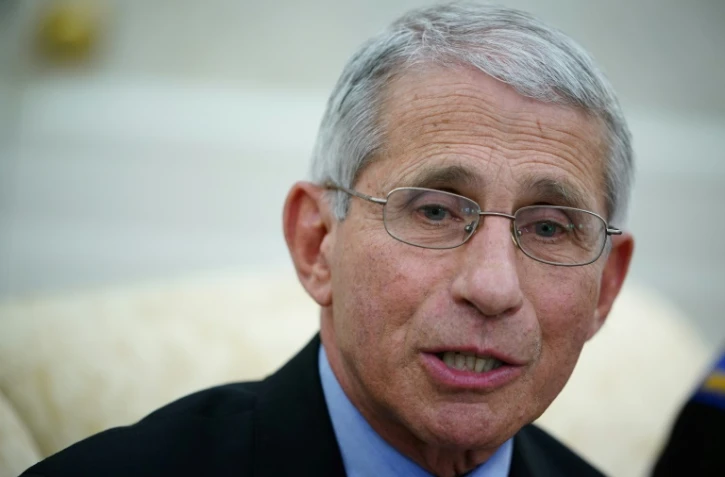 (ARCHIVES) Le docteur Anthony Fauci, immunologiste de la Maison Blanche, lors d'une réunion à la Maison Blanche le 29 avril 2020 à Washington.