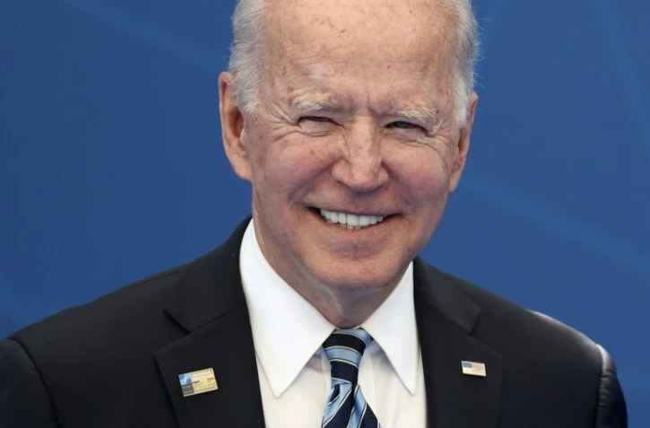 Le président américain Joe Biden lors du sommet de l'Otan à Bruxelles le 14 juin 2021