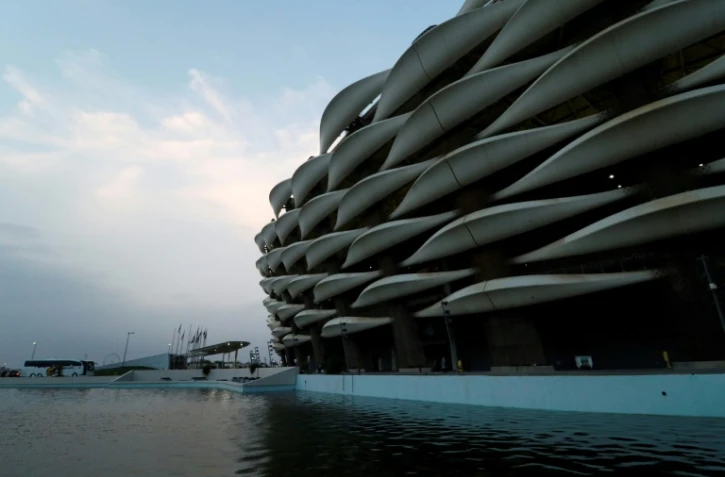 Le stade de Bassora, dans le sud de l'Irak, à la veille d'un match amical contre l'Arabie saoudite, le 27 février 2018