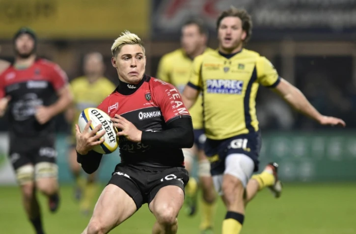 L'arrière polyvalent australien du RC Toulon James O'Connor lors d'un match à Clermont, le 9 janvier 2017