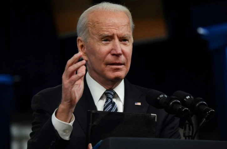 Le président américain Joe Biden s'exprime depuis la Maison Blanche le 12 mai 2021