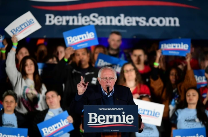 Le candidat démocrate Bernie Sanders, le 21 février 2020 à Las Vegas, dans le Nevada