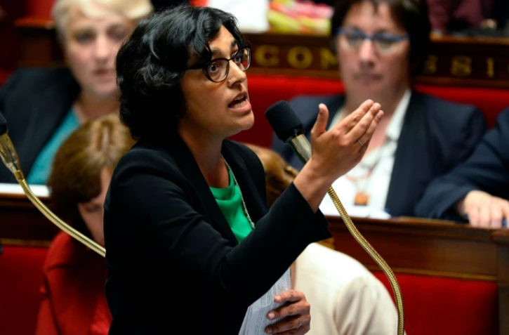La ministre du Travail Myriam El Khomri  le 31 mai 2016 à l'Assemblée nationale à Paris