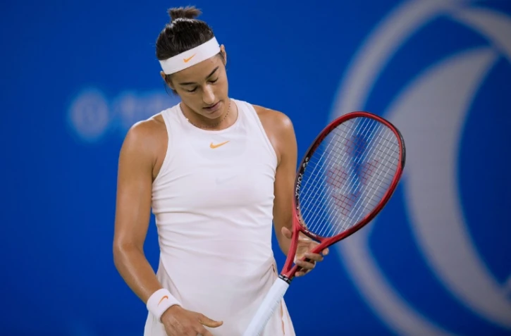 La Française Caroline Garcia au tournoi WTA de Wuhan, le 25 septembre 2018