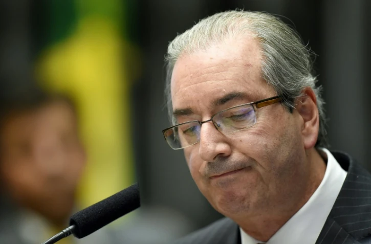 Eduardo Cunha, président de la Chambre des députés du Brésil, à Brasilia le 2 mars 2016