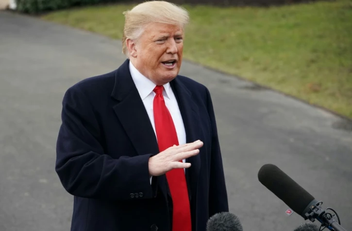 Le président américain Donald Trump à la Maison Blanche le 31 octobre 2018