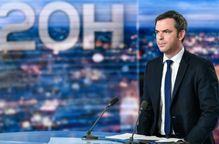 Olivier Véran au 20h de TF1, le 21 janvier 2021 à Boulogne Billancourt