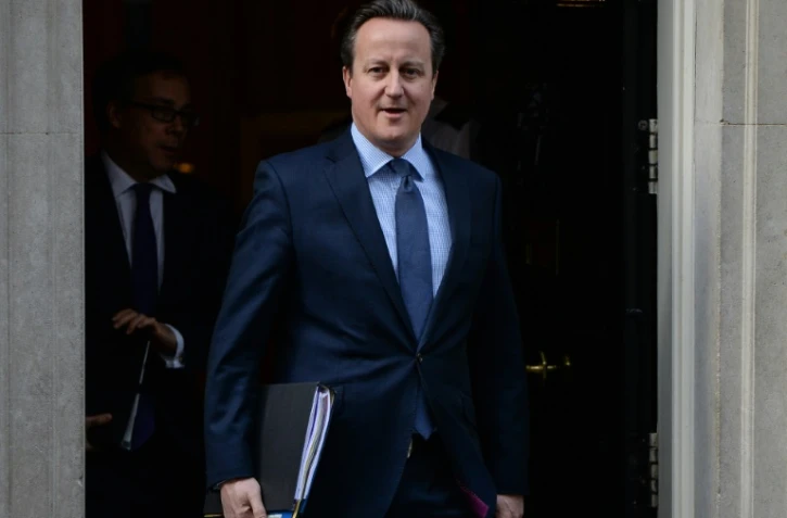 David Cameron quitte Downing Street, le 22 février 2016