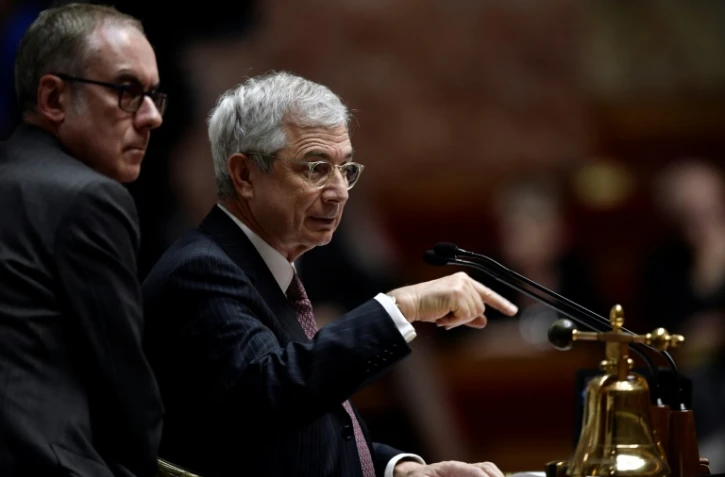 Claude Bartolone lors des questions au gouvernement le 23 novembre 2016 à l'Assemblée nationale à Paris