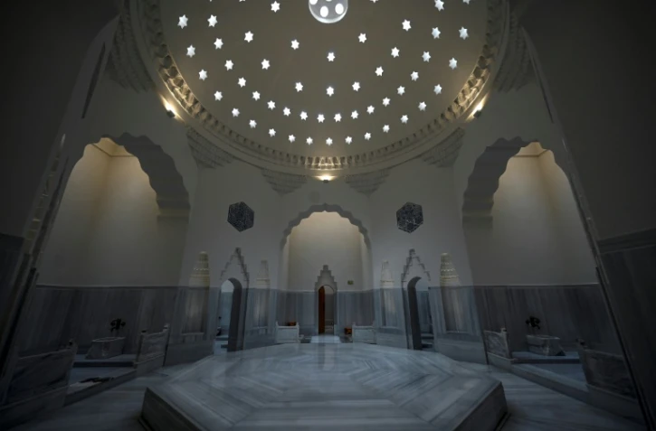 Le hammam Zeyrek Çinili bâti au 16e siècle, dans le quartier de Fatih, à Istanbul, le 7 octobre 2024 en Turquie
