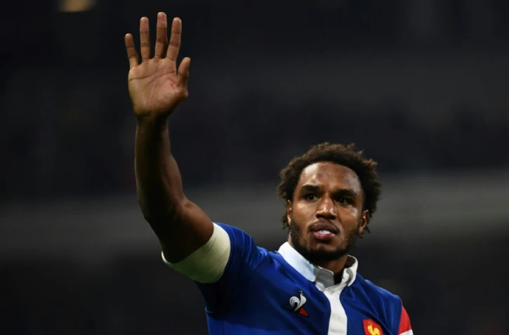 L'arrière du XV de France Benjamin Fallà la fin du test-match contre l'Argentine au stade Pierre-Mauroy, le 17 novembre 2018