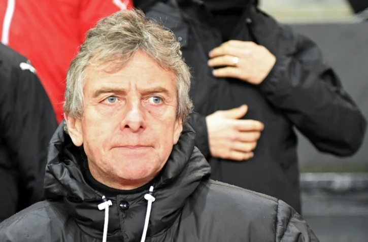 L'entraîneur rennais Christian Gourcuff au cours du match Rennes-Angers au Roazhon Park, le 19 novembre 2016