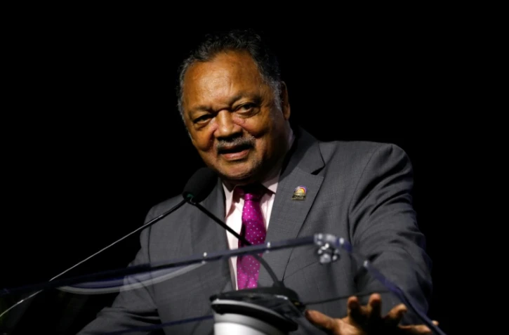 Le pasteur Jesse Jackson à Detroit, le 24 juillet 2019 dans le Michigan