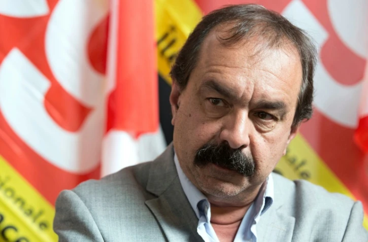 Le secrétaire général de la CGT Philippe Martinez le 6 juillet 2016 à Paris