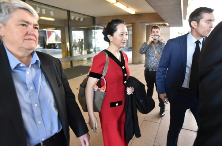 La directrice financière de Huawei, Meng Wanzhou, photographiée le 1er octobre 2019 devant le tribunal de Vancouver, où se tiennent à partir de lundi les premières audiences d'extradition