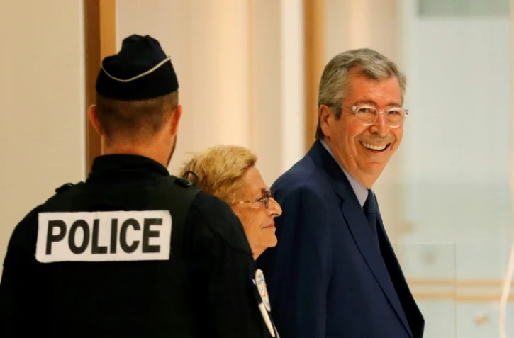 Patrick et Isabelle Balkany arrivant au tribunal, Ă Paris, le 13 septembre 2019