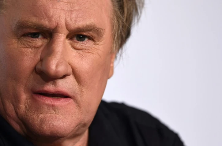 Gérard Depardieu lors de la conférence de presse du film "Valley of love" pendant le 68ème festival de Cannes, le 22 mai 2015