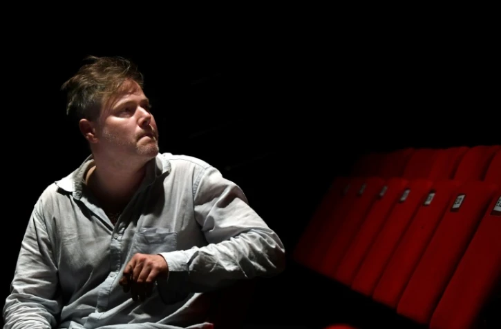 Le metteur en scène suisse Milo Rau, à Avignon le 6 juillet 2018