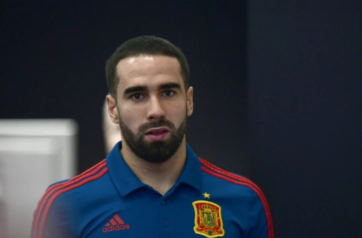 Le latéral droit de l'Espagne Dani Carvajal, le 28 juin 2018 à Krasnodar