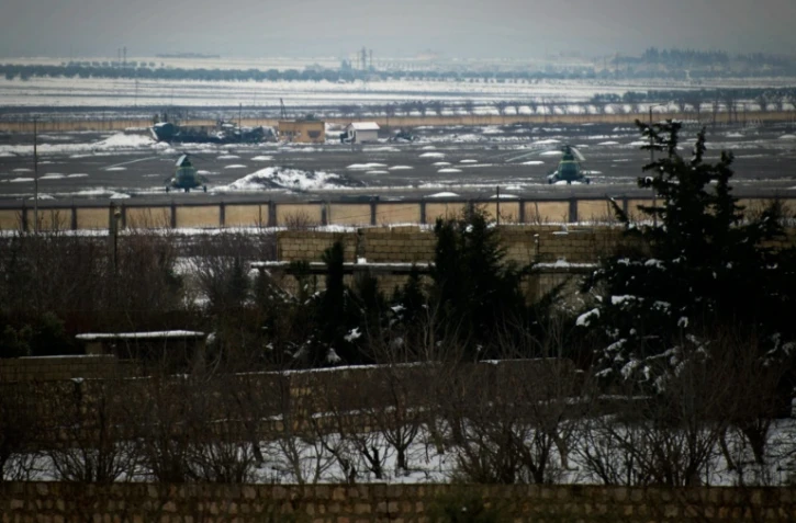 La base aérienne de Minnigh, en Syrie, le 11 janvier 2013