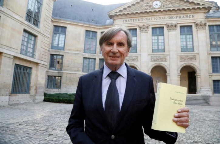 Daniel Rondeau a reçu le Grand Prix du roman de l'Academie francaise, à Paris le 26 octobre 2017