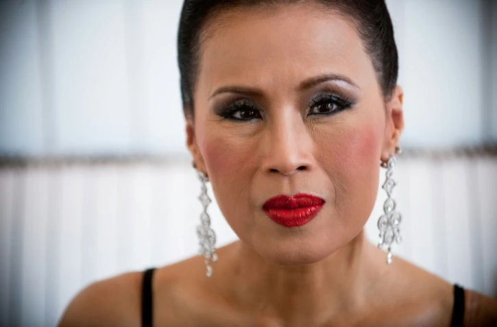 La princesse Ubolratana, soeur du roi de Thaïlande, au festival de Cannes, le 18 mai 2009