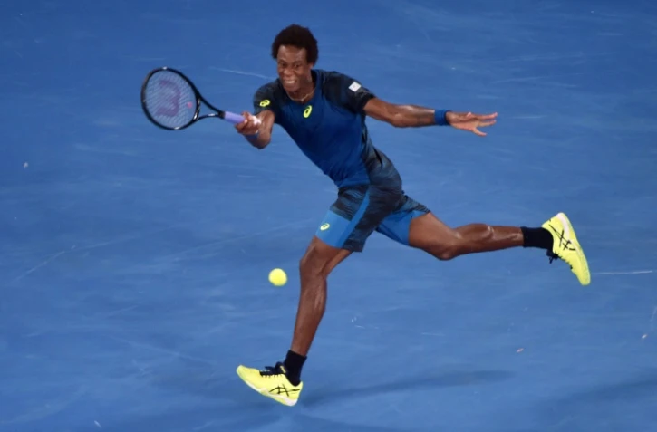 Gaël Monfils face à Rafael Nadal à l'Open d'Australie, le 23 janvier 2017