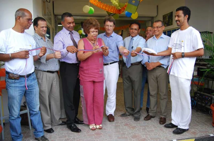 Jeudi 4 novembre 2010 - Inauguration de la plate-forme de distribution de Sainte-Suzanne (Photo D.R)