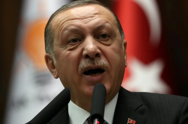 Le président turc Recep Tayyip Erdogan le 9 janvier 2018 à Ankara