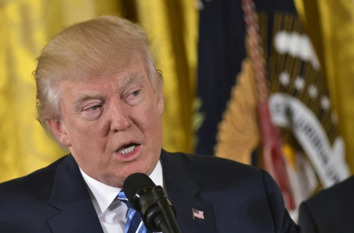 Le président américain Donald Trump, le 22 janvier 2017 à la Maison Blanche, à Washington