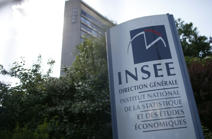 Logo de l'Inse à l'entrée du siège, le 22 mai 2015, à Paris