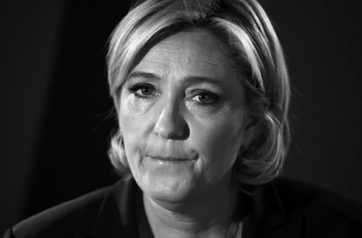 Marine Le Pen à Paris le 21 avril 2017